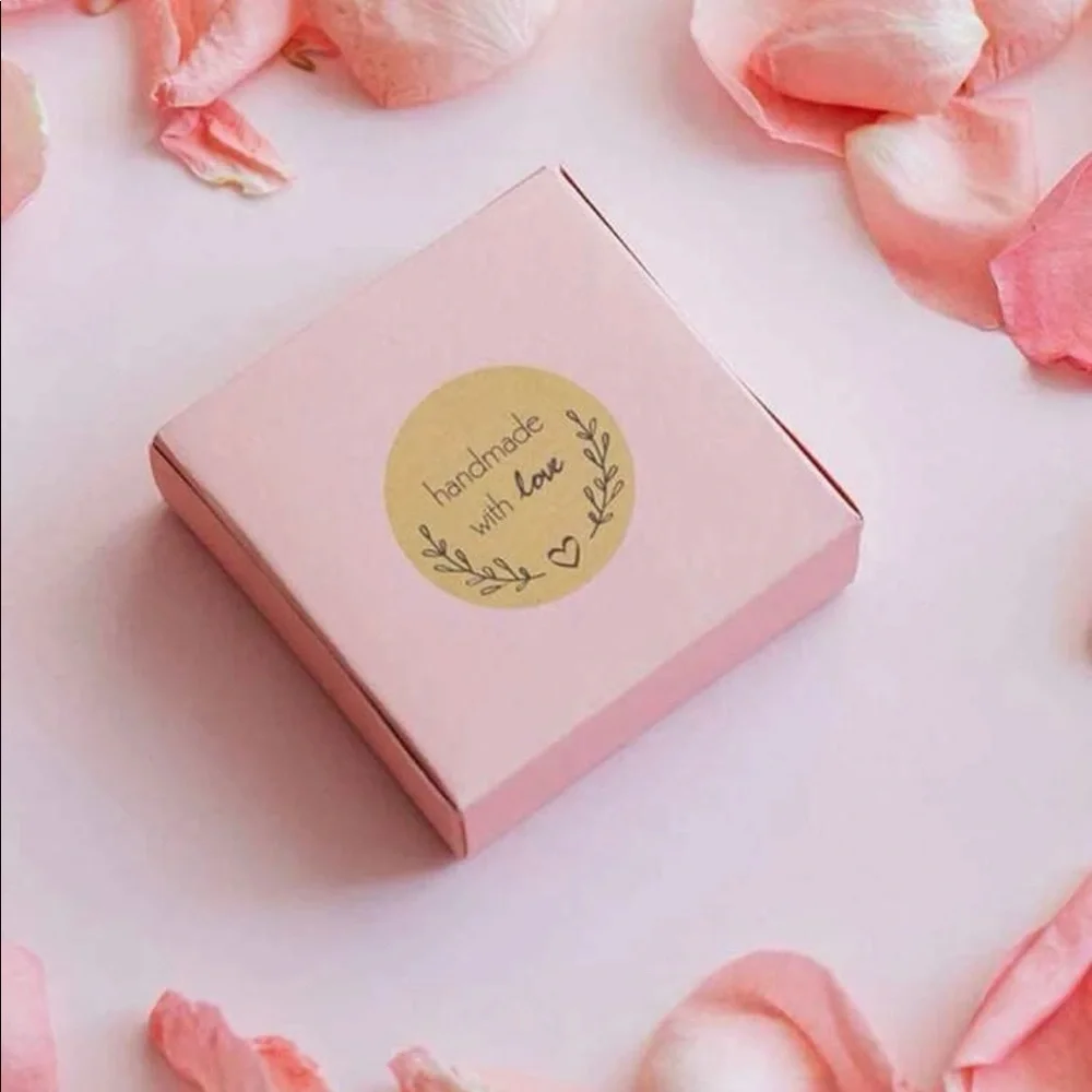 Handmade with love stickers